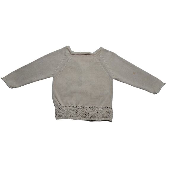 Chasing Fireflies embroidered floral crocheted hem cardigan - Picture 4 of 13